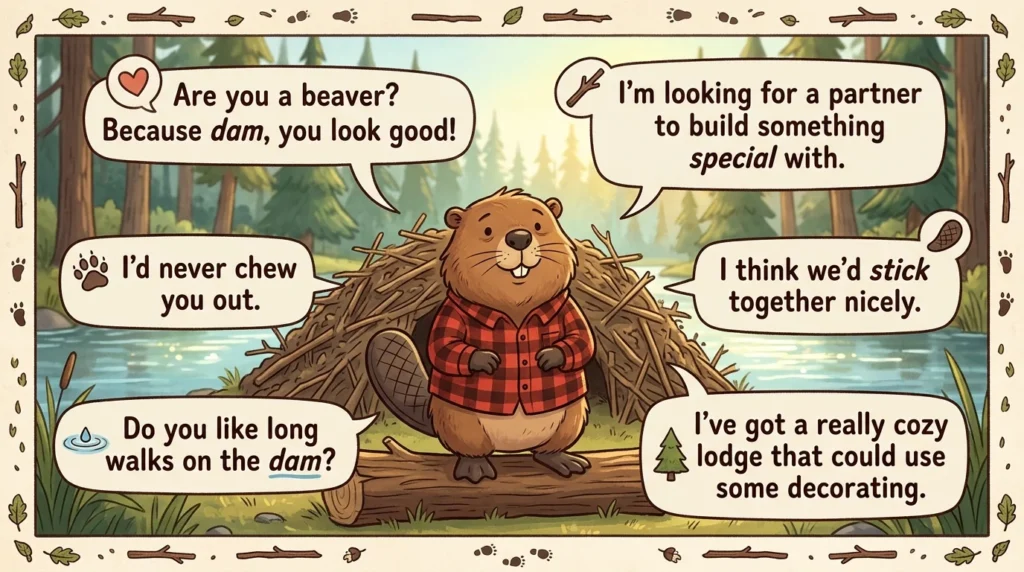 Beaver Pick Up Lines