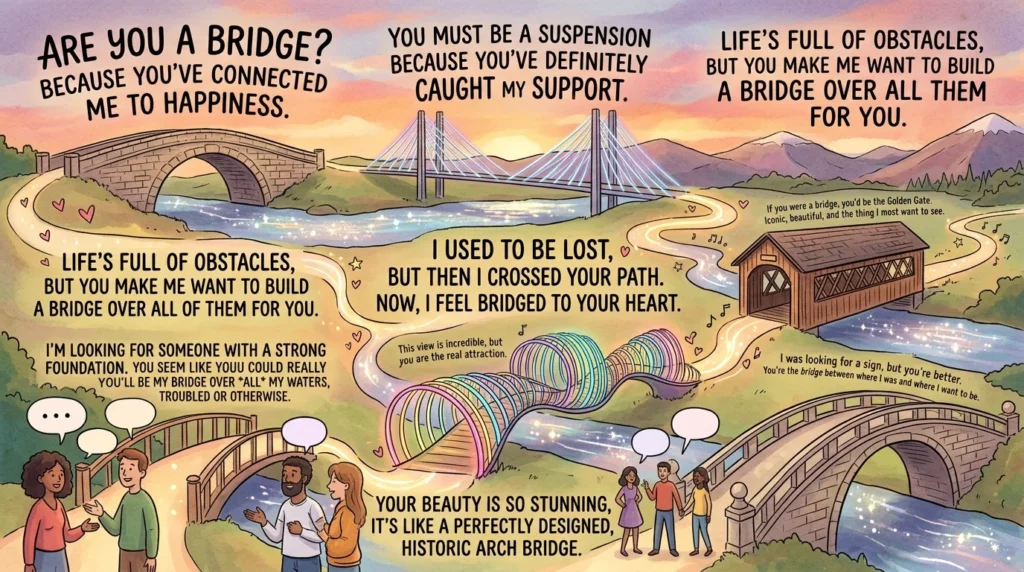 Bridge Pick Up Lines
