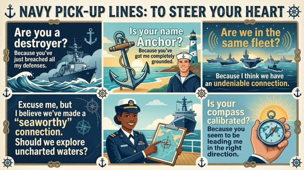 Classic Naval Pick Up Lines