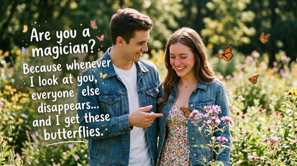 Cute Butterfly Pick Up Lines