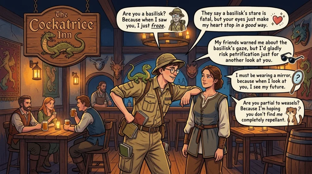Funny Basilisk Pick-Up Lines