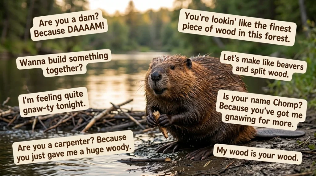 Funny Beaver Pick Up Lines