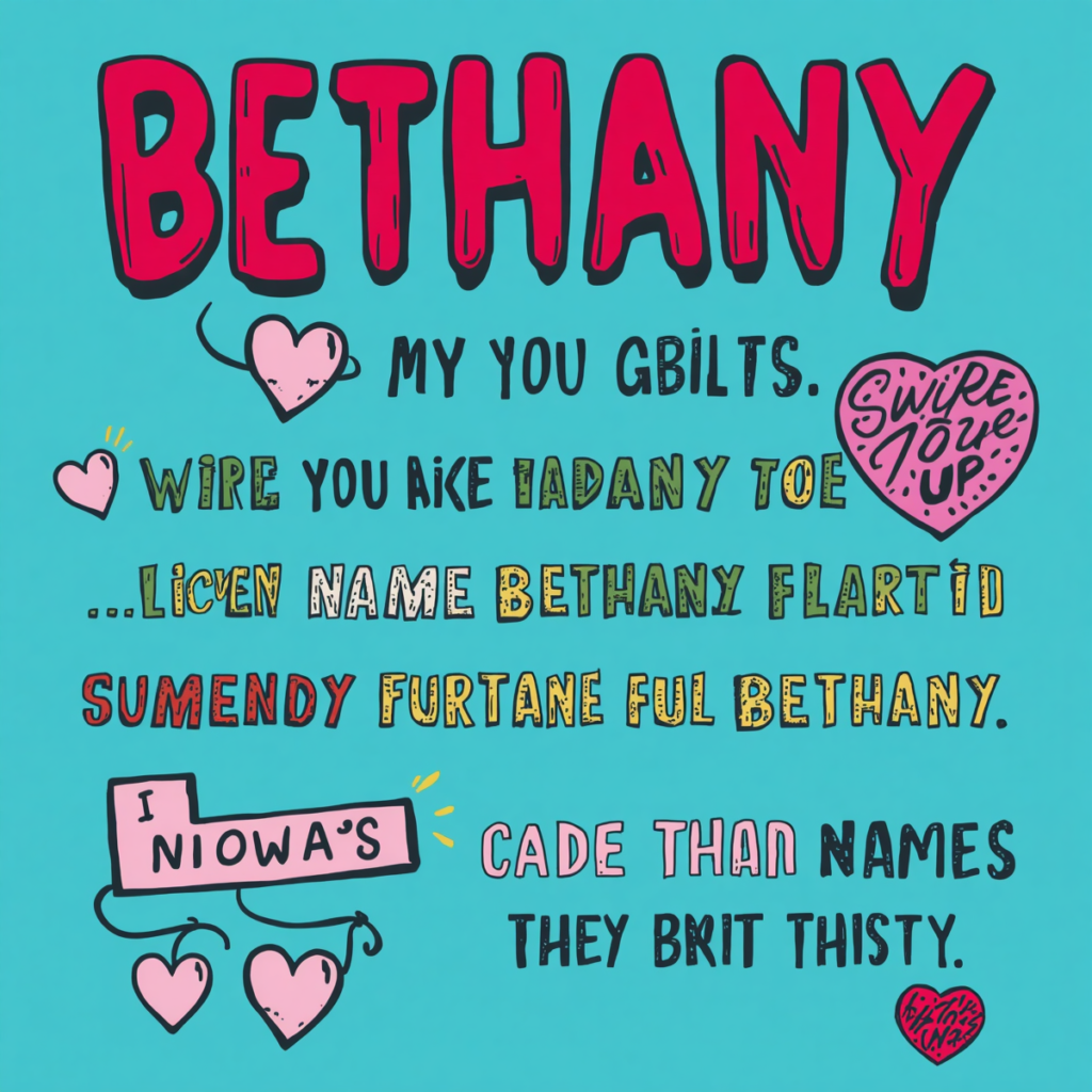 Funny Bethany Pick Up Lines