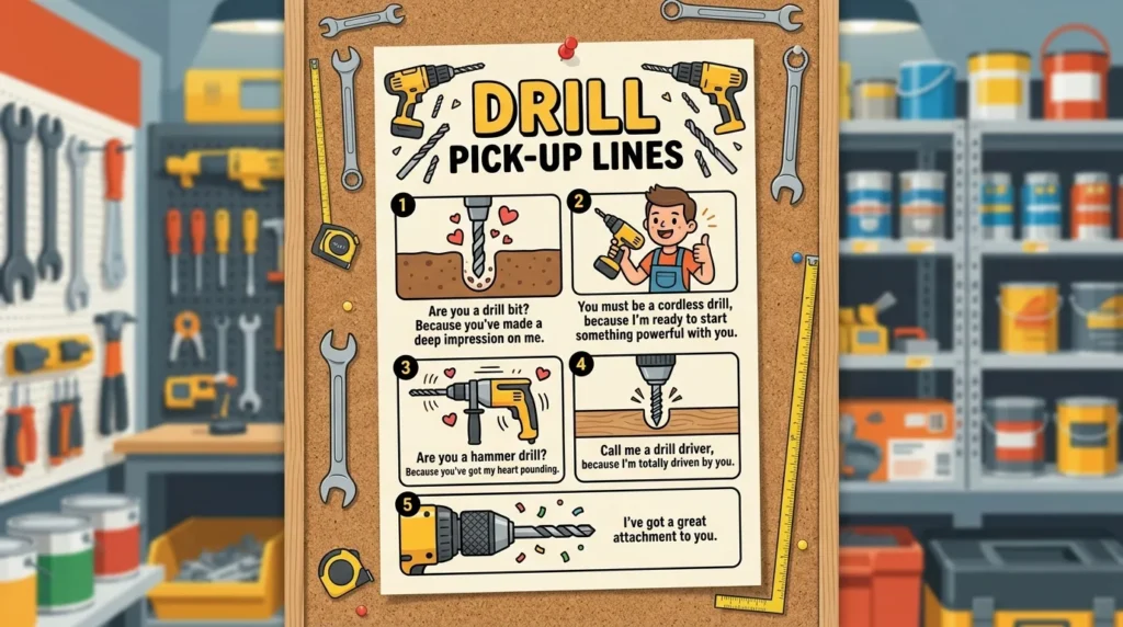 Funny Drill Pick Up Lines