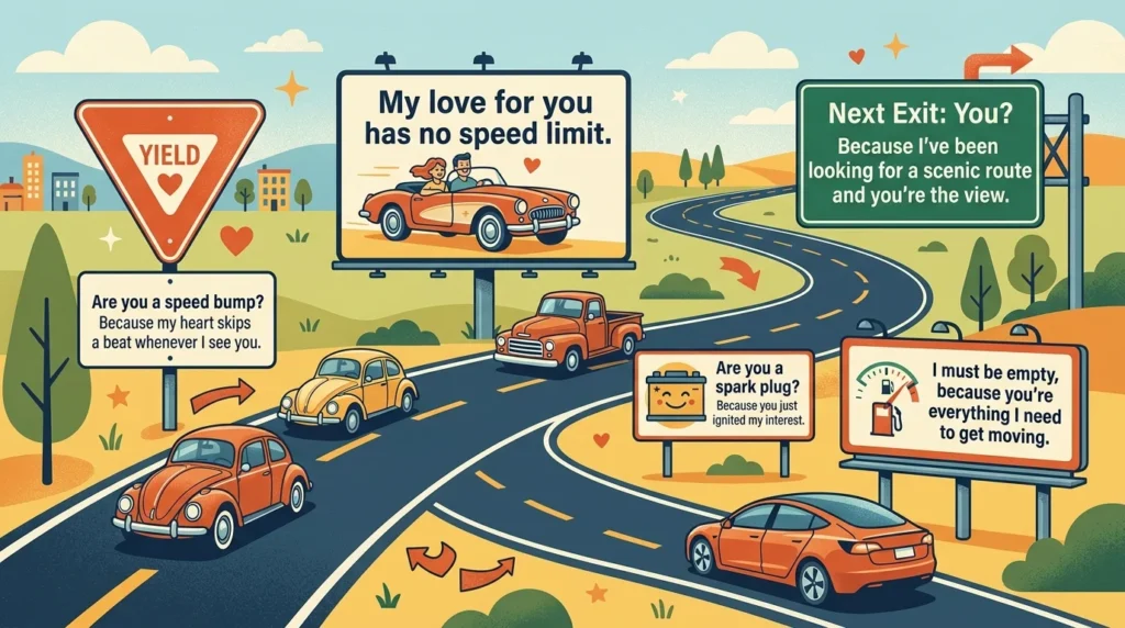 Funny Driven Pick Up Lines