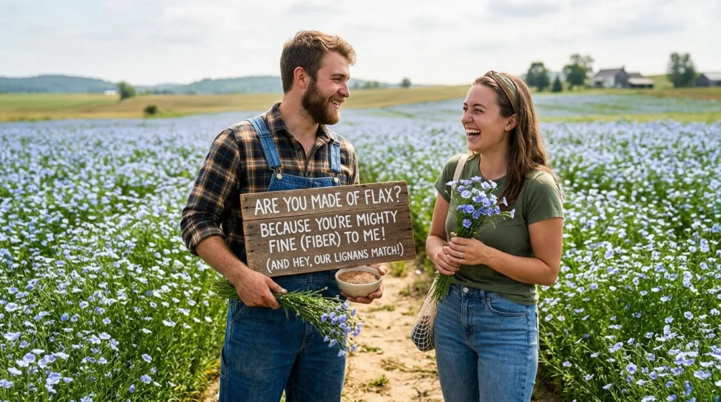Funny Flax Pick Up Lines