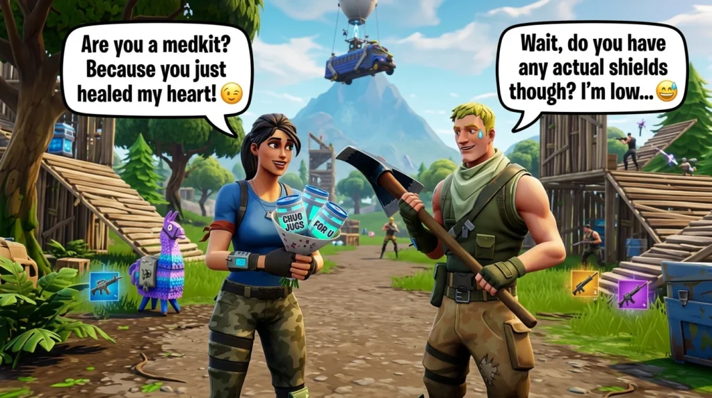 Funny Fortnite Pick Up Lines