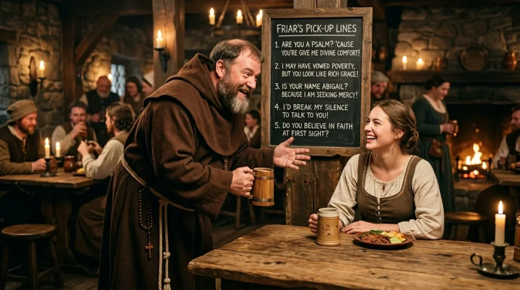 Funny Friar Pick Up Lines