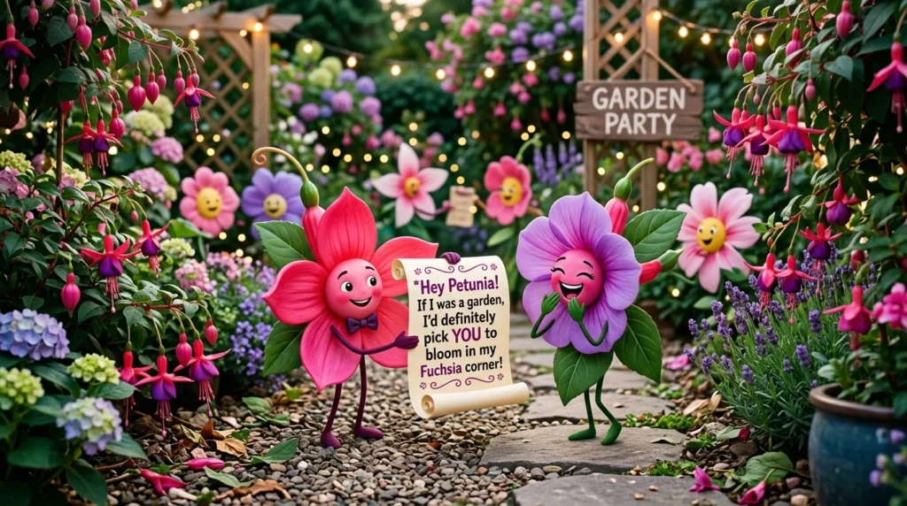 Funny Fuchsia Pick Up Lines