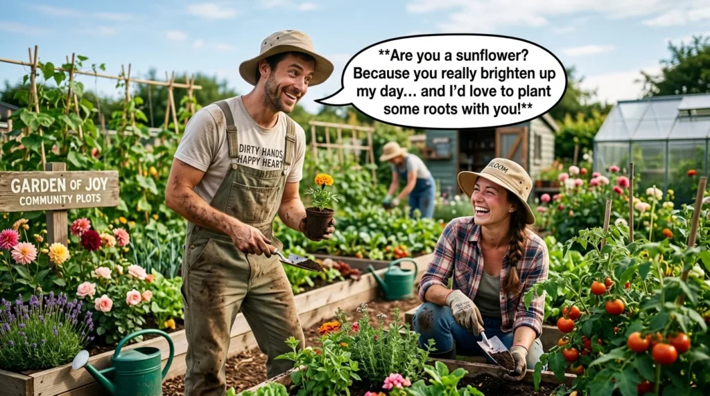 Funny Gardening Pick Up Lines