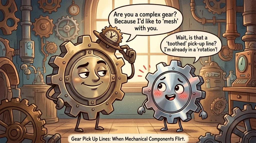 Funny Gear Pick Up Lines