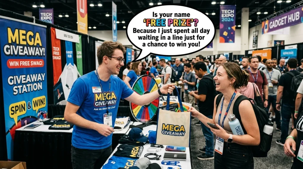 Funny Giveaway Pick Up Lines