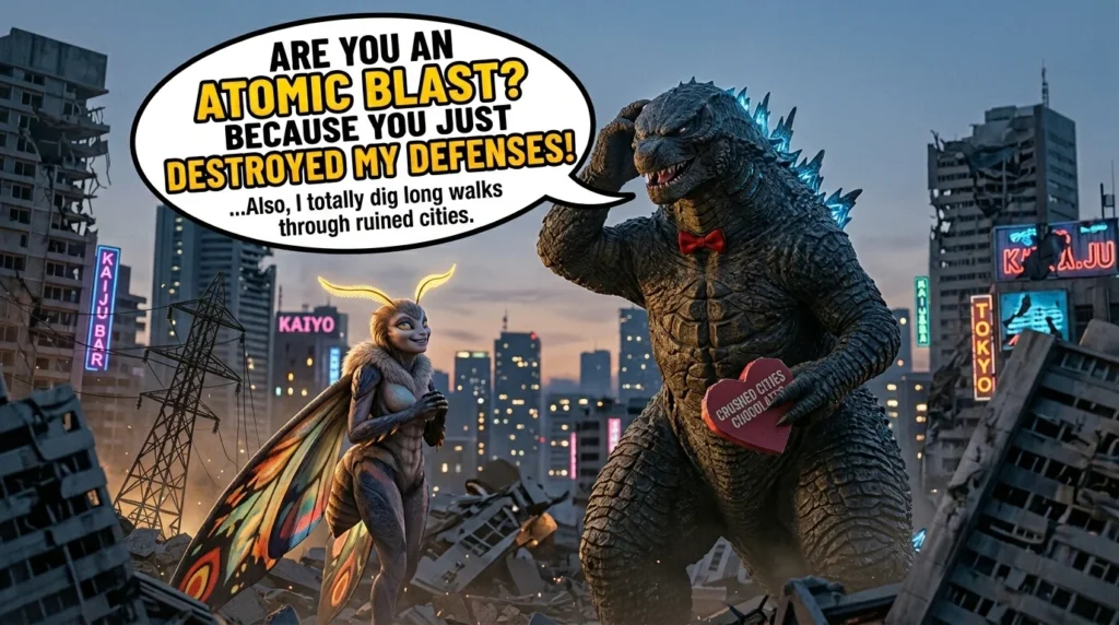 Funny Godzilla Pick Up Lines