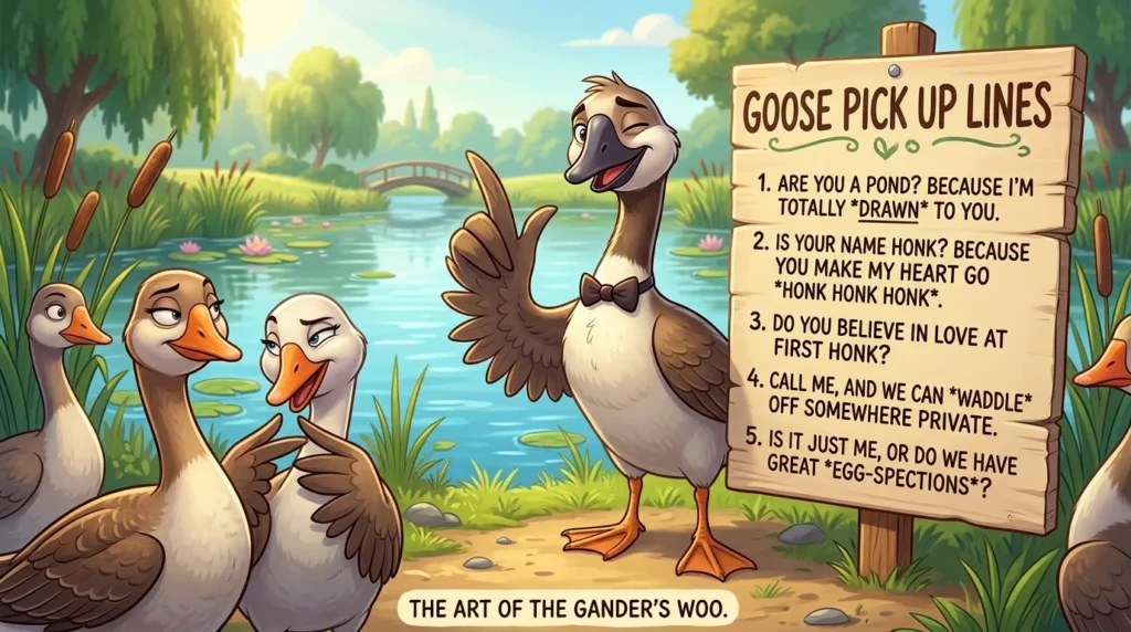 Funny Goose Pick Up Lines