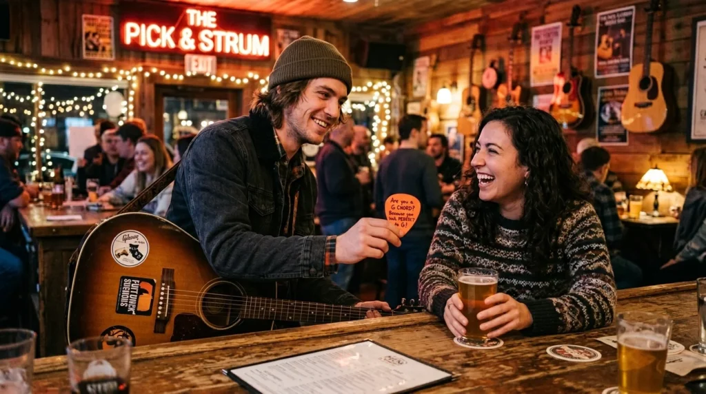 Funny Guitar Pick Up Lines