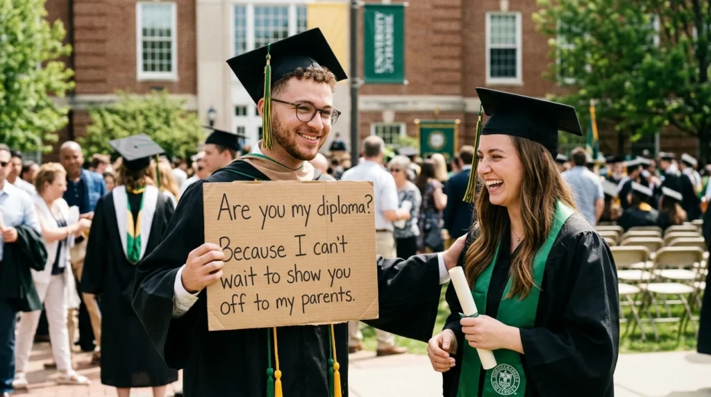 Graduation Pick Up Lines