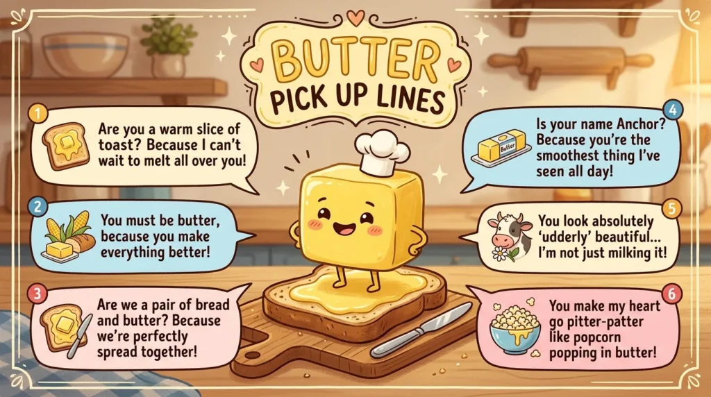 Savage Butter Pick Up Lines