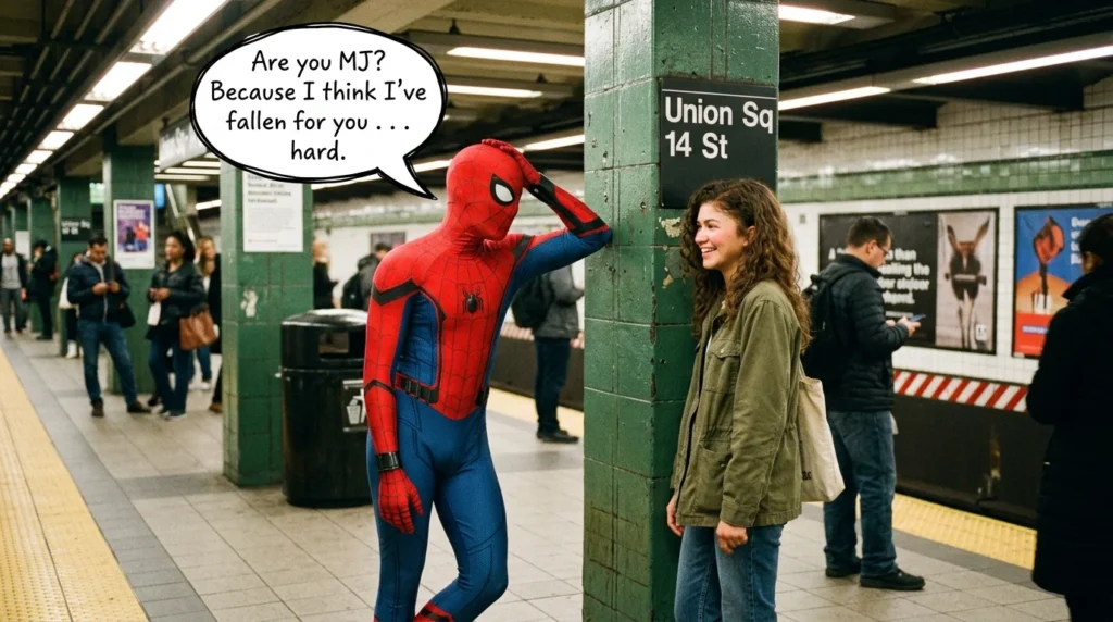 Spider-Man Pickup Lines