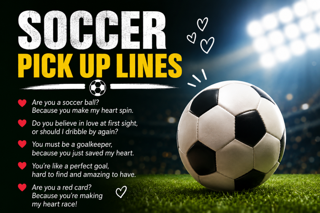 Soccer Pick Up Lines
