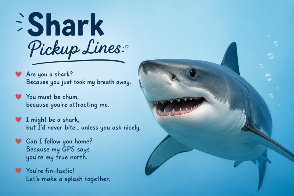 Shark Pickup Lines